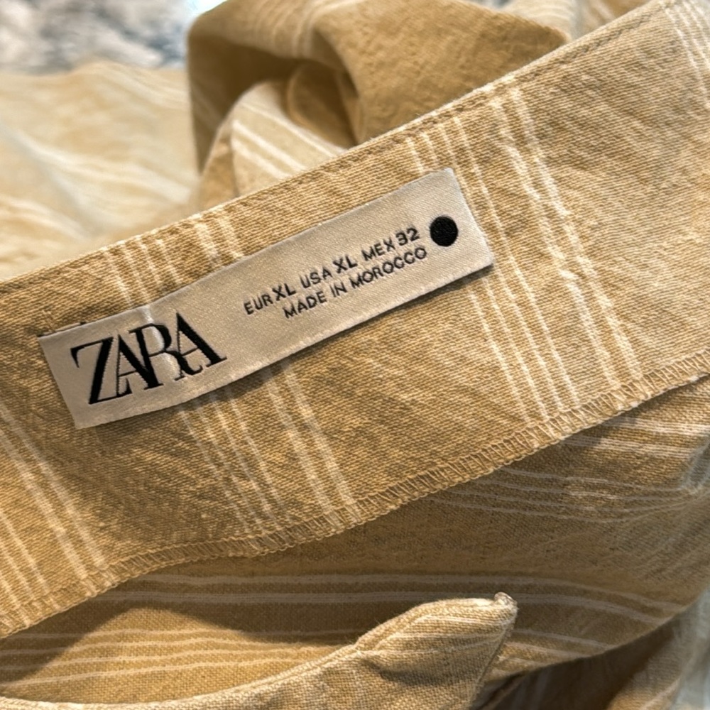 Zara Cream Sleeveless Wrap Blouse - Picture 12 of 14